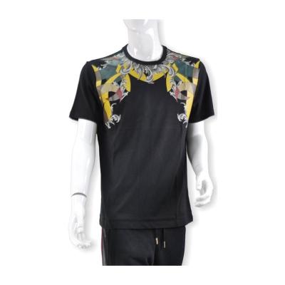 Versace男士纯棉徽标短袖T恤舒适透气休闲百搭夏季款