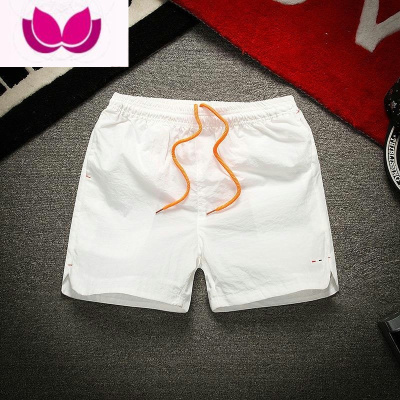 七斓三分裤男夏季薄款速干短裤沙滩纯色3分裤情侣马拉松跑步运动裤潮