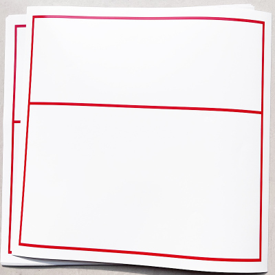 恒江昊兴HJHX 260mm*240mm 展示铭牌(计价单位/张)白色