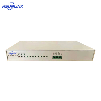 HSUNLINK 千兆光纤收发器 HS 1000SC25-4P 台