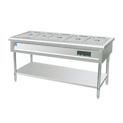 瑞宇牌商用简易保温售饭台/1300*600*800mm/201#1.0mm/不含份数盆