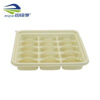 铂锜澳 15格玉米淀粉基饺子餐盒/218*206*35mm-200套/箱