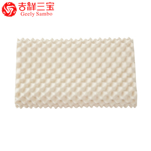 吉祥三宝家纺 乳胶枕头泰国天然乳胶颗粒按摩枕芯