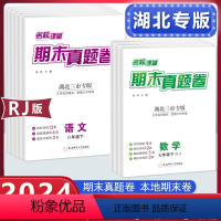 语文[人教版] 七年级下 [正版]名校课堂湖北三市专版期末真题卷精编七八年级下册初中语文数学英语物理模拟冲刺同步复习测试