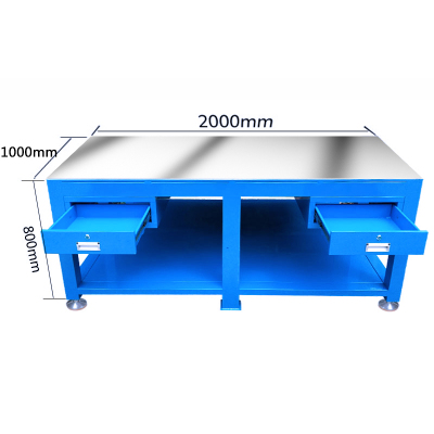豫仲迈 重型钳工工作实训操作台2000*1000*800mm两抽/张