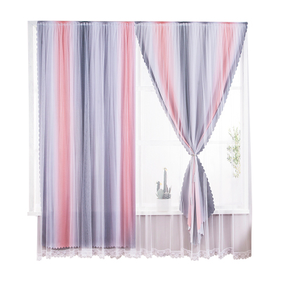 美帮汇免打孔安装小窗帘魔术贴自粘简易全遮光布短帘遮阳出租房2021新款