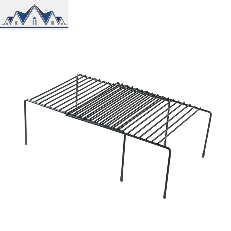 厨房置物架免打孔伸缩铁艺收纳刀架用具用品调味料家用大全厨具架 三维工匠