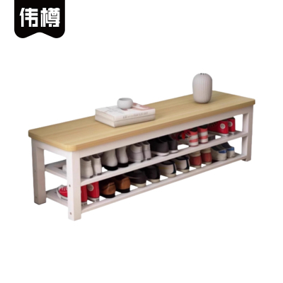 伟樽换鞋凳1000*350*450mm三杠双层个