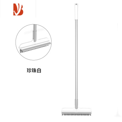 三维工匠长柄地板刷地刷子卫生间厕所刮水硬毛洗地缝刷浴室器角缝隙