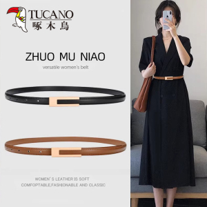啄木鸟女士式皮带女装细腰带腰间配饰夏天配连衣裙子装饰腰链腰封