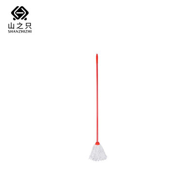 山之只 圆头地板旋转拖把 280g木杆 把