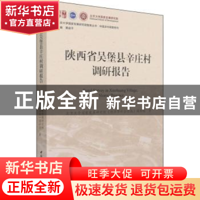 正版 陕西省吴堡县辛庄村调研报告/中国乡村调查系列/北京大学国