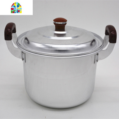 加高加厚型熟铝双层大容量蒸锅铝制汤锅老式铝锅五折特惠 FENGHOU (3-4人)特厚28cm+1个蒸片