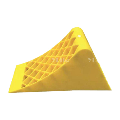 翌嘉YJ4121902 塑料止退器塑料止滑器停车斜坡垫三角木阻车器 390*160*180mm