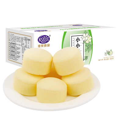 港荣Kong WENG牛奶香草小蛋糕320克箱装热加工美味来袭