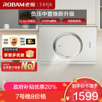 老板(Robam)18.5m³油烟机抽油烟机单烟机吸油烟机大吸力小尺寸脱排油烟机侧吸油烟机CXW-200-21A6H