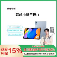 联想小新平板11 11英寸2.5K护眼超清大屏 天玑6300 影音娱乐网课学习 AI平板电脑 旗舰性能 AI伴学 家长管控 8GB+128GB WIFI 天青色