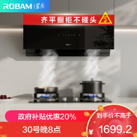 老板(Robam)[星辰系列]抽油烟机侧吸式抽吸排油烟机家用 23立方大吸力 挥手智控单烟机20A0