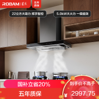 老板(Robam)[星辰系列]烟灶套餐 抽油烟机欧式烟灶23m³大吸力吸油烟机灶具家用燃气灶60A0+20B1A天然气