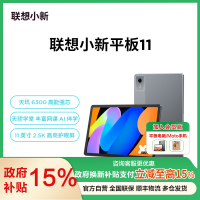 联想小新平板11 11英寸2.5K护眼超清大屏 天玑6300 影音娱乐网课学习 AI平板电脑 旗舰性能 AI伴学 家长管控 8GB+128GB WIFI 深空灰
