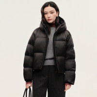 冬季新款短款休闲连帽泡芙棉服女年加厚保暖肯豆款面包服外套