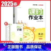 九年级下册英语译林版江苏专用 九年级下 [正版]2025课时作业本九年级上册下册语文数学英语物理化学道德与法治历史江苏人