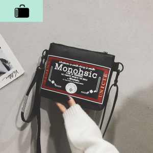 ins同款包包女2019新款韩版社会斜挎包学生嘻哈蹦迪包百搭单肩包NEW LAKE女士单肩包