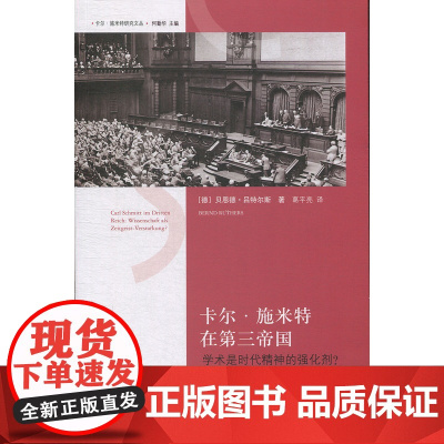 []卡尔·施米特在第三帝国(第二版) 上海人民出版社 正版书籍