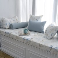 家柏饰(CORATED)高密度海绵飘窗垫窗台垫定做沙发垫北欧阳台垫榻榻米可机卡座 花3号色 3cm飘窗垫