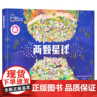 两颗星球精装绘本陈伯吹国际儿童文学奖2-8岁儿童哲思益智启蒙绘本情商马苏德·戈拉拜里著绘学会换位思考幼儿早教故事耕林童书