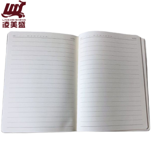 凌美盛 PU软皮面B5商务笔记本 18K记事本80克米黄纸17.3*24.6cm 100张63-18黑色 可定制印刷/本