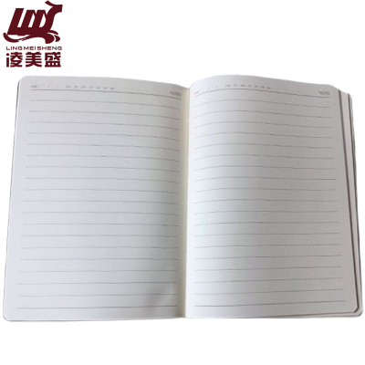 凌美盛 PU软皮面B5商务笔记本 18K记事本80克米黄纸17.3*24.6cm 100张63-18黑色 可定制印刷/本