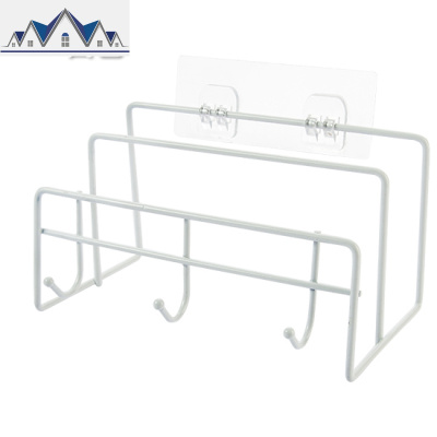 免打孔厨房锅盖架 壁挂式盖子收纳架置物架放锅盖的架子 三维工匠