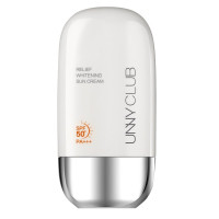 韩国unny悠宜茗妃语防晒霜防晒乳抵御紫外线清爽隔离乳保湿男女SPF50面部学生军训50ml黄色款