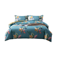 内野UCHINO四件套纯棉床上用品亲肤冬被套春秋夏被罩床单柔软透气 高颜值设计 HU-HY04D22 静谧花语床品四件套