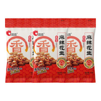 洽洽香花生鲜香麻辣口感酥脆小吃炒货休闲零食麻辣味110g*3袋
