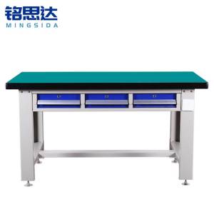 铭思达重型钳工操作台1.8米平三抽张