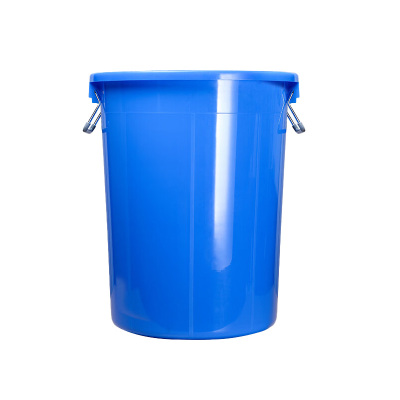 敏胤 MYY-60 蓝色圆形水桶垃圾桶 60L