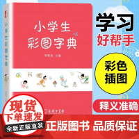 小学生彩图字典 全国通用小学123456年级收录3500多常用汉字多功能学习工具书汉字笔画偏旁结构笔顺字词释义小学生通用
