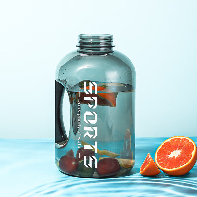 厚玖 吨吨桶大容量塑料水杯运动水杯 1800L黑色 (单位:个)