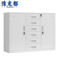 豫龙都 钢制柜 中六斗 台