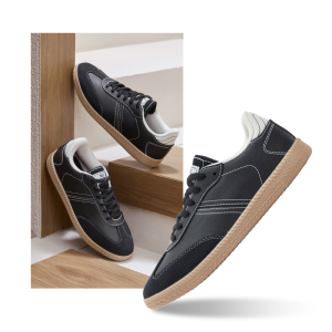 361°德训鞋女鞋新款鞋子T头鞋百搭休闲鞋帆布鞋女款板鞋