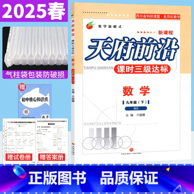 九年级下 [正版]闪发北师大版2025春天府前沿九年级下册数学课时三级达标BS附答案和单元测试卷 初三数学中考专题训