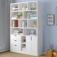 简易书架落地卧室收纳置物架客厅储物柜经济型家用书房大容量书橱