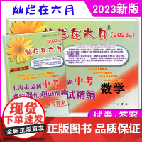 2023版 灿烂在六月 中考数学+参考答案 上海市新中考模拟强化测试精编 初一初二初三年级 中考数学复习测试中学教辅 中