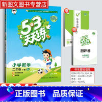 数学[人教版] 二年级下 [正版]2024新版53天天练二年级下册数学人教版同步作业训练人教版53小学一课一练测试卷寒假