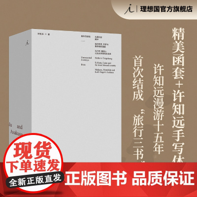 意外的旅程 全三册 许知远漫游十五年首次结成旅行三书 探寻世界 横穿中国旅行随笔 用陌生与偶遇重访 理想国图书店正版