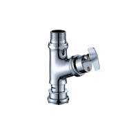 熙颖妮 1寸铜角式20*20冲洗阀 TZST-1个