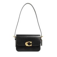 COACH 2025新款轻奢女式简约棕色单肩斜挎包通勤百搭小方包