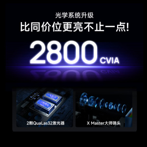 极米RS 20 全新三色激光变焦移轴高刷投影 2800 CVIA 智能家庭影院 4K超清